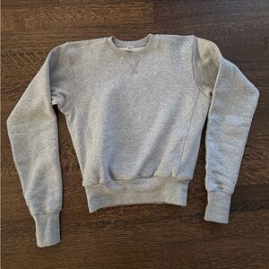 Toteme Gray Crewneck Sweatshirt